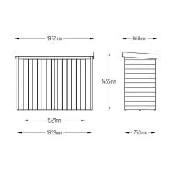 Forest (Installation Included) Wooden Pentagonal Large Outdoor Store -Bosch Store 12812480 1854833195130626