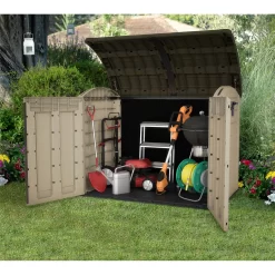 Keter Store It Out Ultra Outdoor Garden Storage Shed - Beige & Brown - 2000L -Bosch Store 12815621 2154833203715627