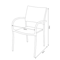 Bambrick 4 Seater Garden Dining Set -Bosch Store 12881495 5284948030818426