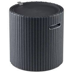 Keter Cool Stool Outdoor Ice Cooler Table 39L - Graphite -Bosch Store 12884590 1254843404657261
