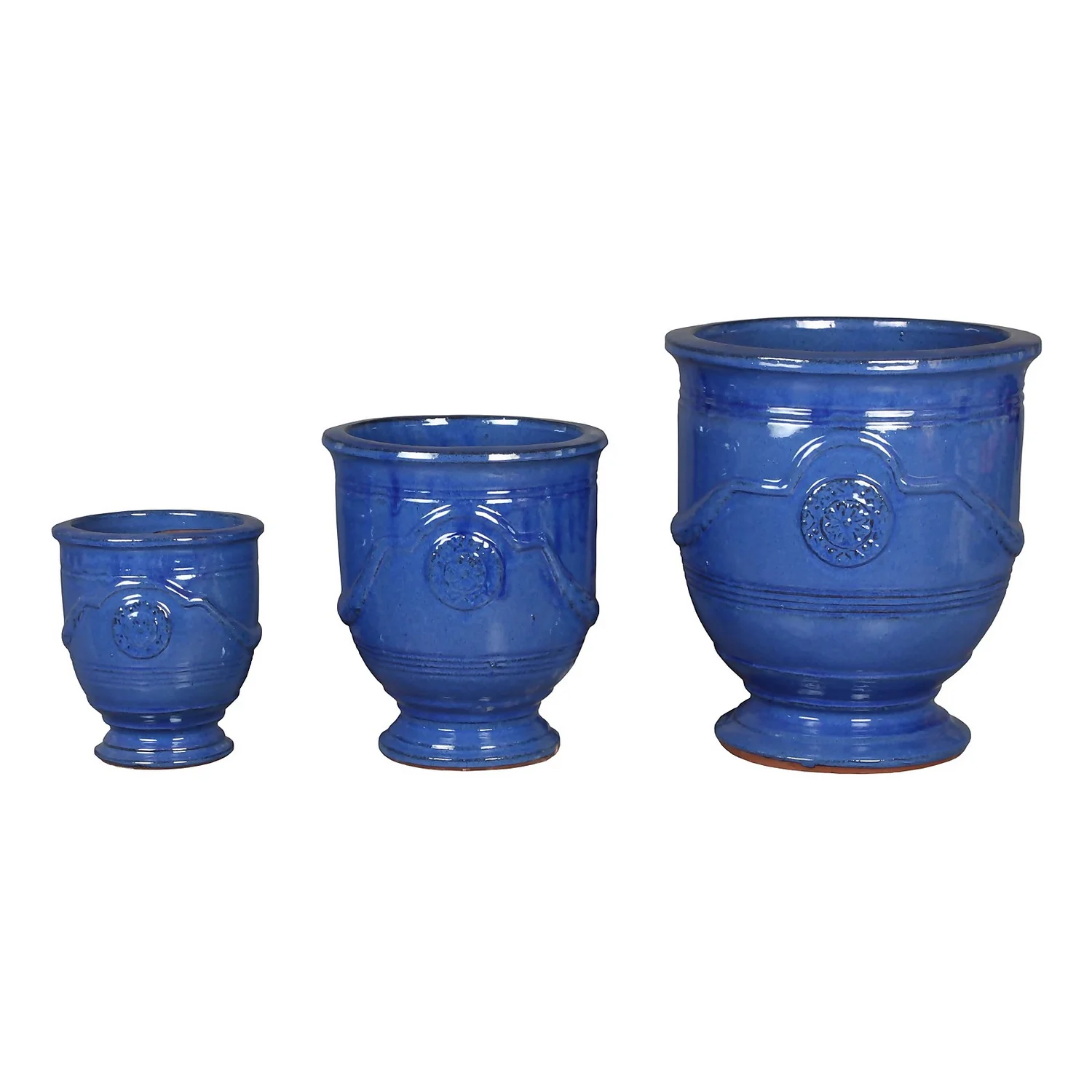 Regent Glazed Urn Planter - 39cm 5 Regent Glazed Urn Planter - 39cm - Image 5