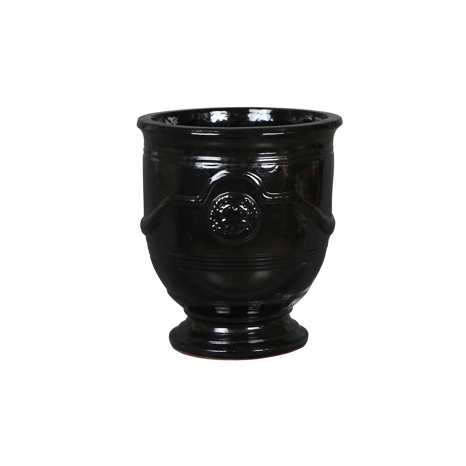Regent Glazed Urn Planter - 39cm 1 Regent Glazed Urn Planter - 39cm