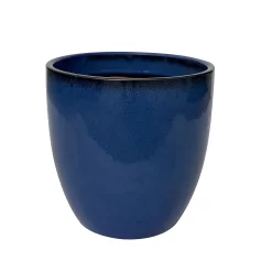 Bosch Store 39 Chiswick Egg Imperial Terracotta Pot In Blue - 27cm