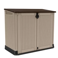 Keter Store It Out Midi Outdoor Garden Storage Shed 880L - Beige/Brown
