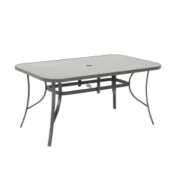 Rowly 6 Seater Garden Dining Set With Parasol -Bosch Store 12887808 5744843690412079