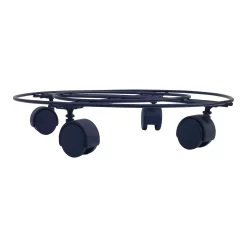 Black Plant Pot Caddy - 35cm