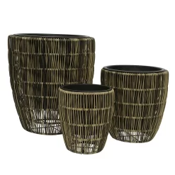 Kate Round Rattan Planter - Large -Bosch Store 13222500 1094934511049830