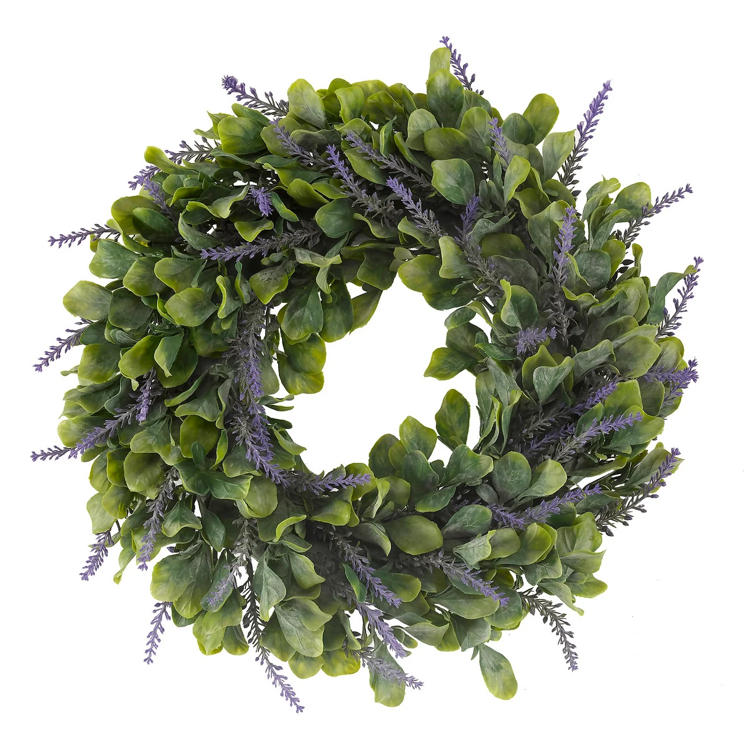 Artificial Lavender Whirl Wreath 1 Artificial Lavender Whirl Wreath
