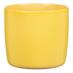 Yellow Solare Plant Pot - 18cm