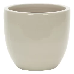 Glazed Cream Heritage Egg Pot - 38cm