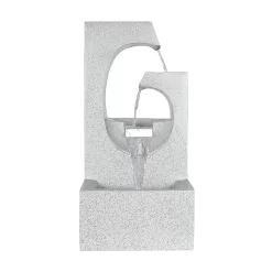 Bosch Store 29 Stylish Fountain Ango Falls Garden Water Feature With LEDs