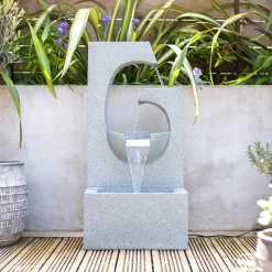 Stylish Fountain Ango Falls Garden Water Feature With LEDs -Bosch Store 13947169 2065005844485926