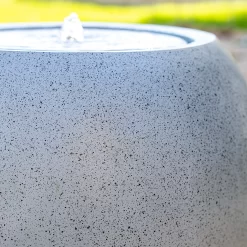 Stylish Fountain Nara Ripple Garden Water Feature With LEDs -Bosch Store 13947171 3985005844907102