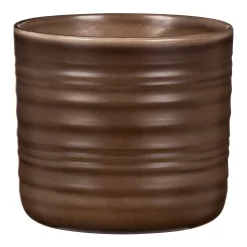 Scheurich Ripple Brown Indoor Pot - 28cm