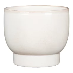Scheurich Opale Smooth White Indoor Pot - 13cm