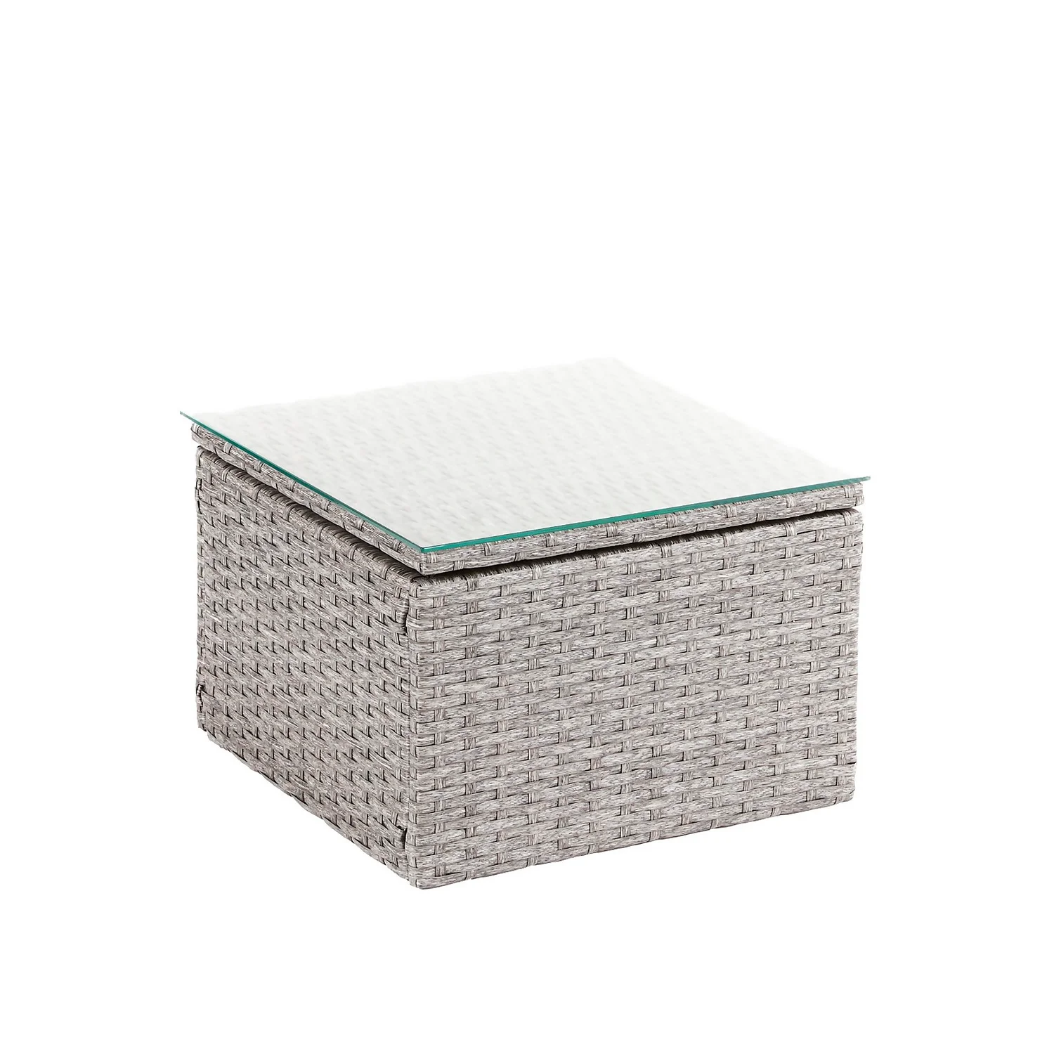 Alexandria Rattan Effect Garden Corner Sofa Set - Ash Grey 4 Alexandria Rattan Effect Garden Corner Sofa Set - Ash Grey - Image 4