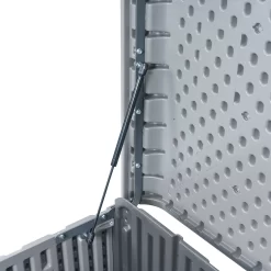 LIFETIME 515L Modern Outdoor Storage Deck Box - Rough-Cut Grey -Bosch Store 13997405 1725000055509940