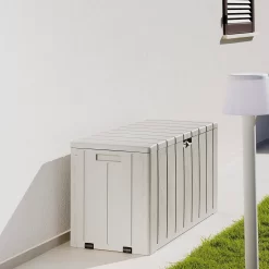 Toomax Bravo Garden Storage Box 270L - Warm Grey -Bosch Store 13997481 1325004537305337