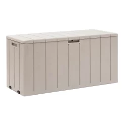 Toomax Bravo Garden Storage Box 270L - Warm Grey