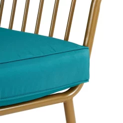 Omari Metal Garden Sofa Set - Teal & Gold 19 Omari Metal Garden Sofa Set - Teal & Gold -Bosch Store 14005703 6735022638292255